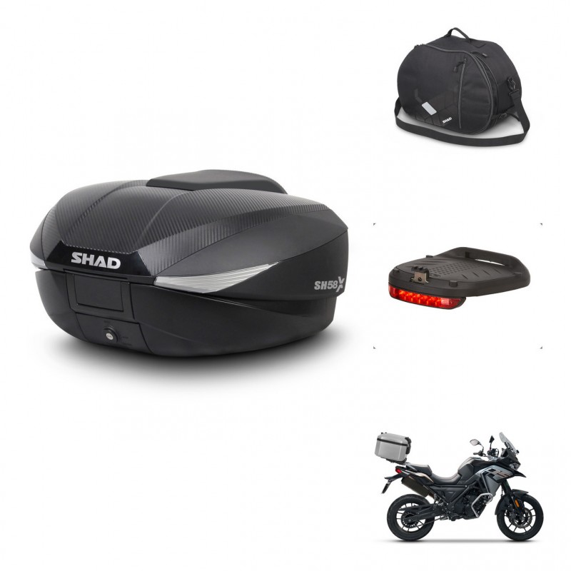 SHAD Baul SH58 + soporte montaje accesorios KIT-443474