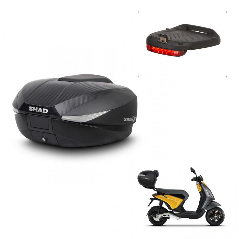 SHAD Baul SH58 + soporte montaje luz de freno KIT-443480