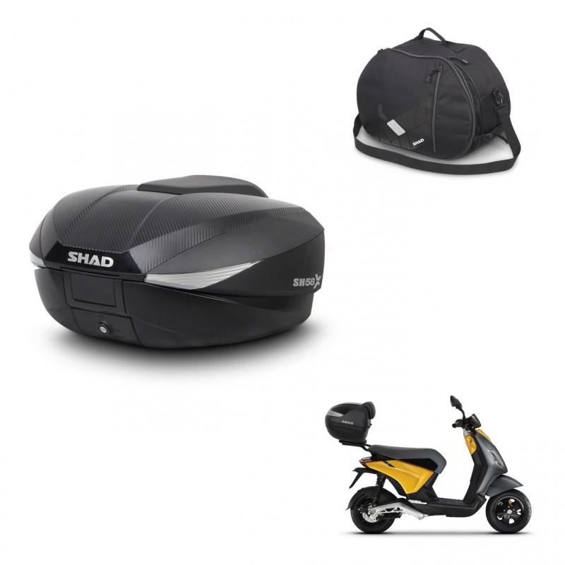 SHAD Baul SH58 + soporte montaje bolsa interna KIT-443481
