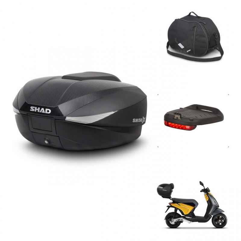 SHAD Baul SH58 + soporte montaje accesorios KIT-443482