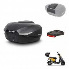 SHAD Baul SH58 + soporte montaje accesorios KIT-443484