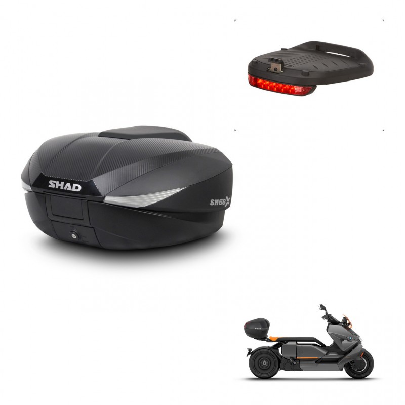 SHAD Baul SH58 + soporte montaje luz de freno KIT-443488