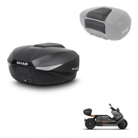 SHAD Baul SH58 + soporte montaje respaldo KIT-443491