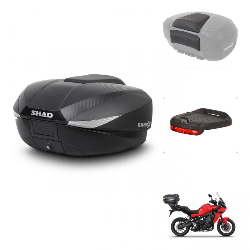 SHAD Baul SH58 + soporte montaje accesorios KIT-443500