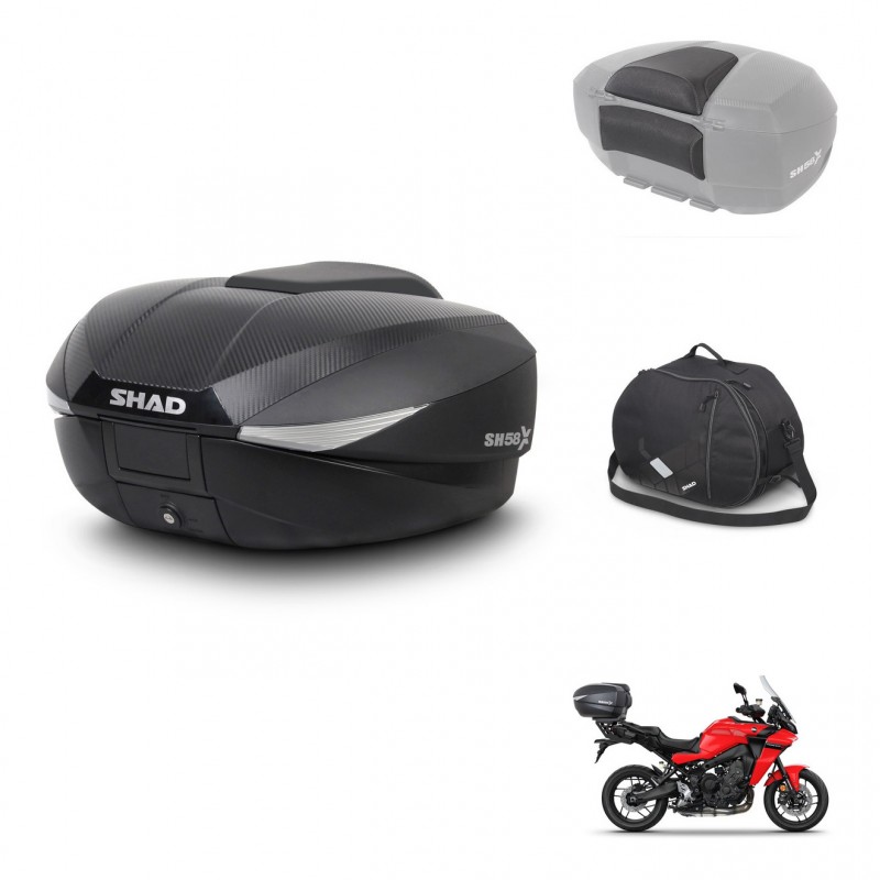 SHAD Baul SH58 + soporte montaje accesorios KIT-443501