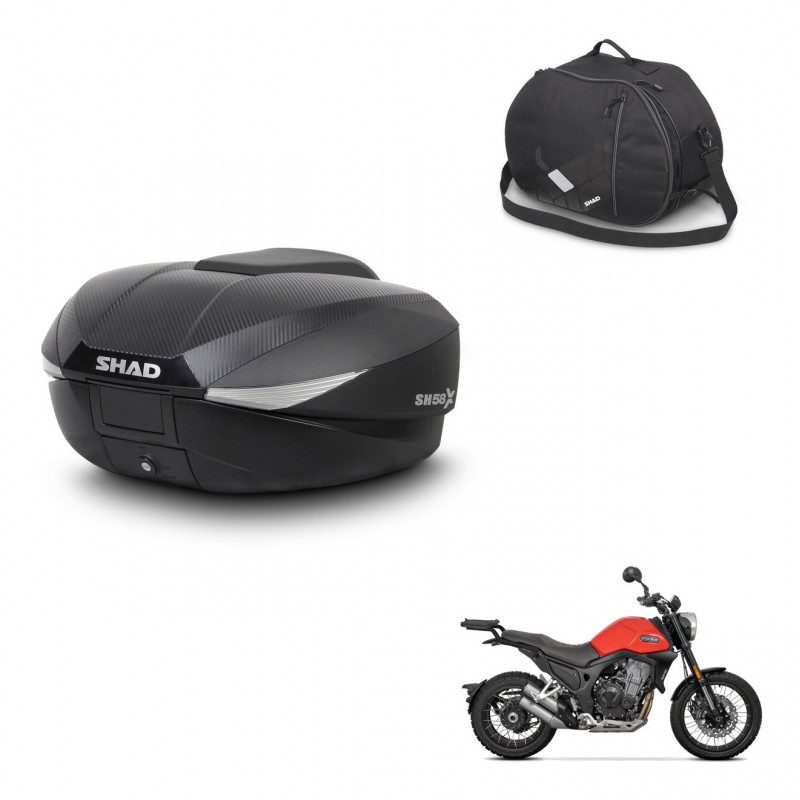 SHAD Baul SH58 + soporte montaje bolsa interna KIT-443505