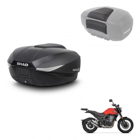 SHAD Baul SH58 + soporte montaje respaldo KIT-443507