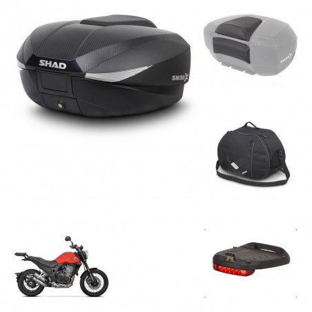 SHAD Baul SH58 + soporte montaje accesorios KIT-443510