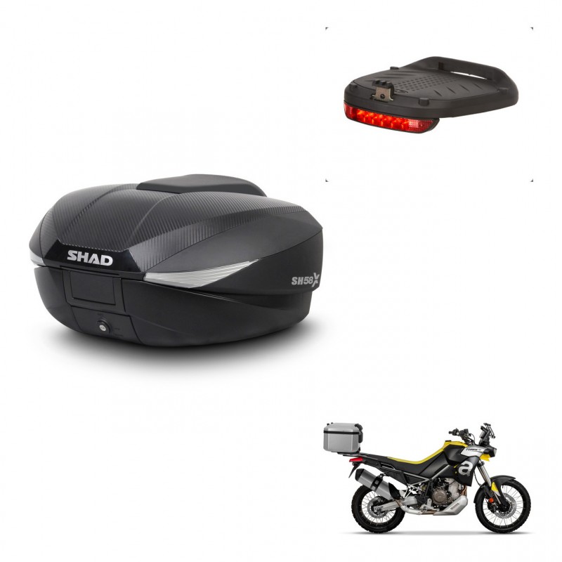 SHAD Baul SH58 + soporte montaje luz de freno KIT-443512