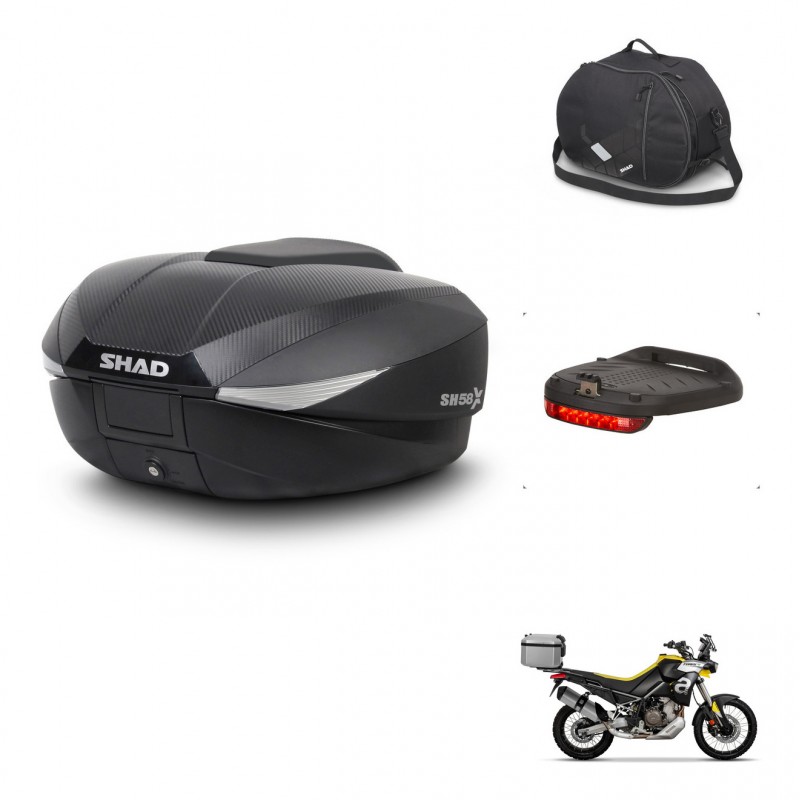 SHAD Baul SH58 + soporte montaje accesorios KIT-443514