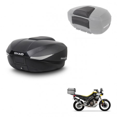 SHAD Baul SH58 + soporte montaje respaldo KIT-443515