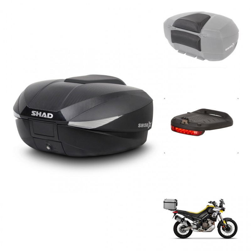SHAD Baul SH58 + soporte montaje accesorios KIT-443516