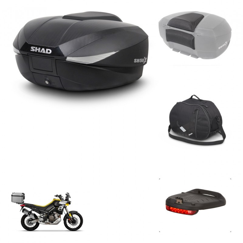 SHAD Baul SH58 + soporte montaje accesorios KIT-443518