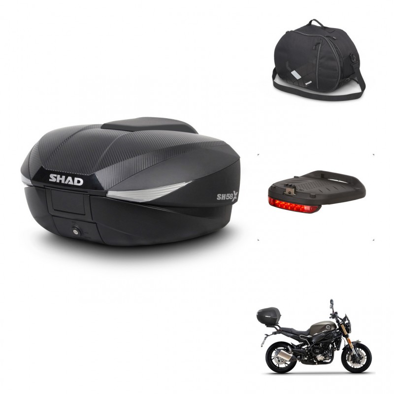 SHAD Baul SH58 + soporte montaje accesorios KIT-443522