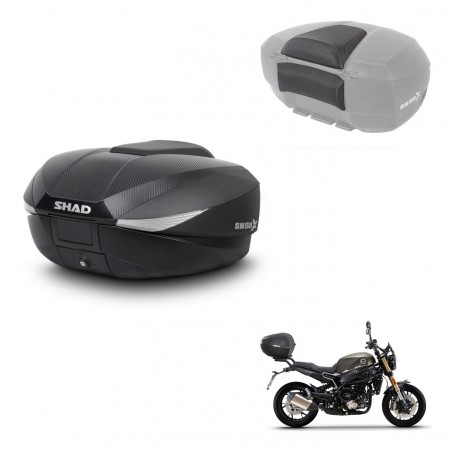 SHAD Baul SH58 + soporte montaje respaldo KIT-443523