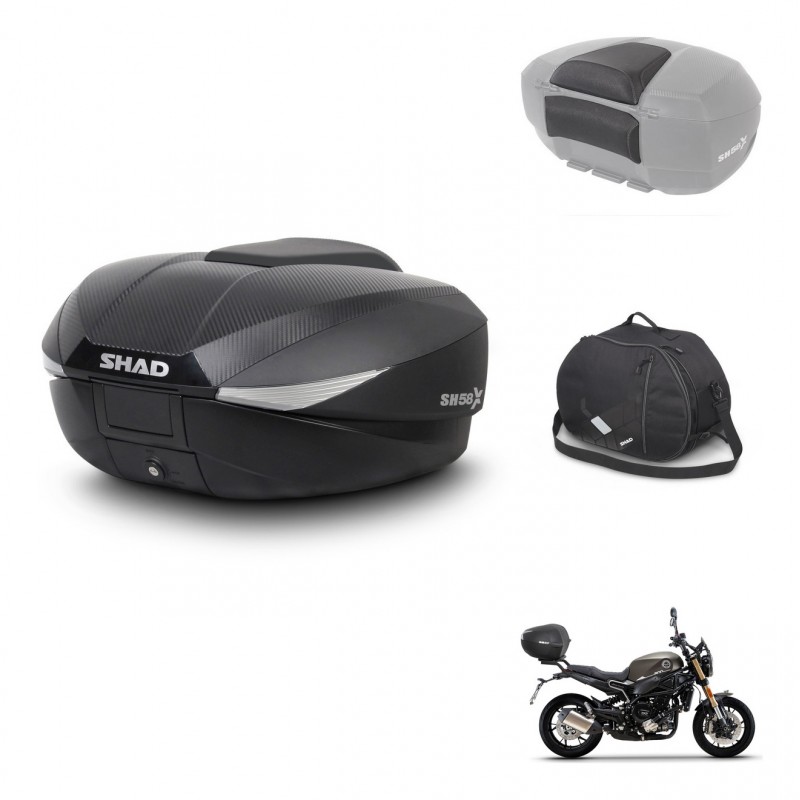 SHAD Baul SH58 + soporte montaje accesorios KIT-443525