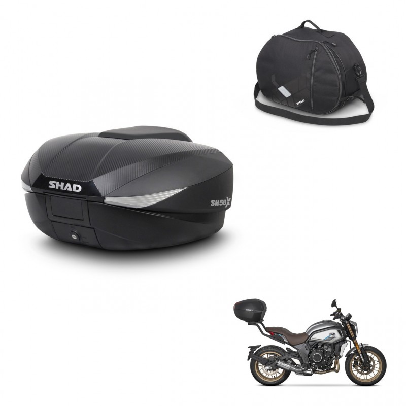 SHAD SH58 trunk + mounting bracket internal bag KIT-443529