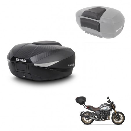 SHAD Trunk SH58 + mounting bracket backrest KIT-443531