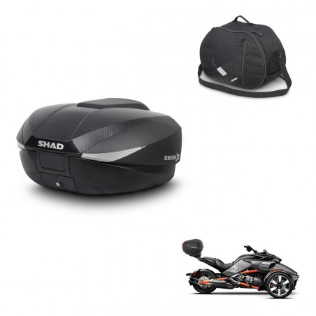 SHAD Baul SH58 + soporte montaje bolsa interna KIT-443545