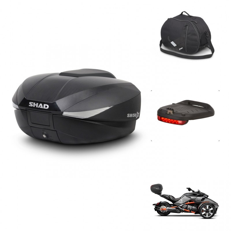 SHAD Baul SH58 + soporte montaje accesorios KIT-443546