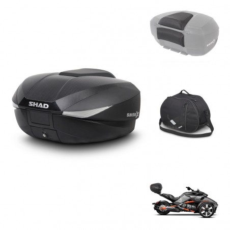 SHAD Baul SH58 + soporte montaje accesorios KIT-443549