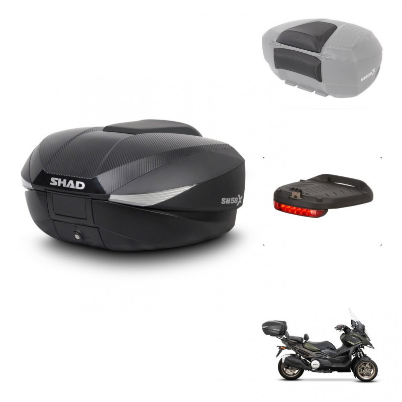 SHAD SH58 trunk + mounting bracket accessories KIT-443556