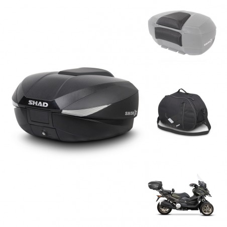 SHAD Baul SH58 + soporte montaje accesorios KIT-443557