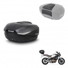 SHAD Trunk SH58 + mounting bracket backrest KIT-443571