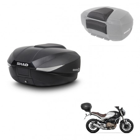 SHAD Baul SH58 + soporte montaje respaldo KIT-443571