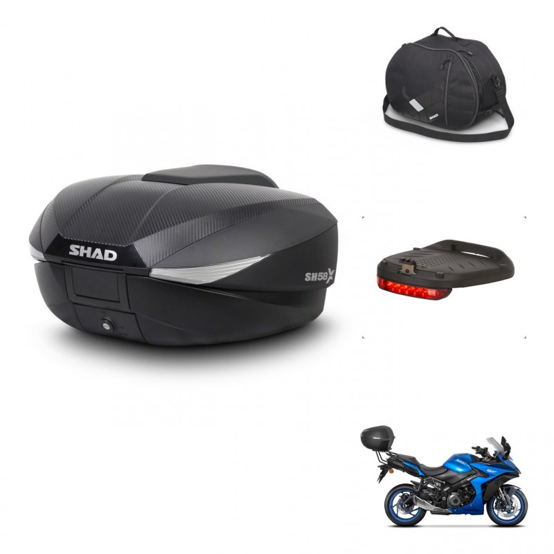 SHAD Baul SH58 + soporte montaje accesorios KIT-443578