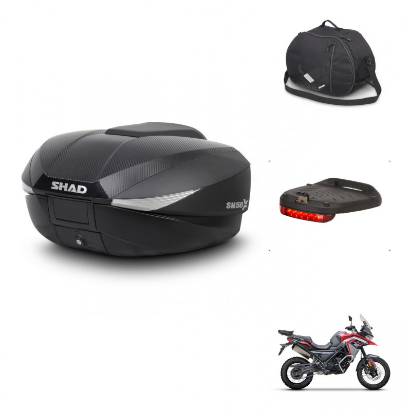 SHAD Baul SH58 + soporte montaje accesorios KIT-443594