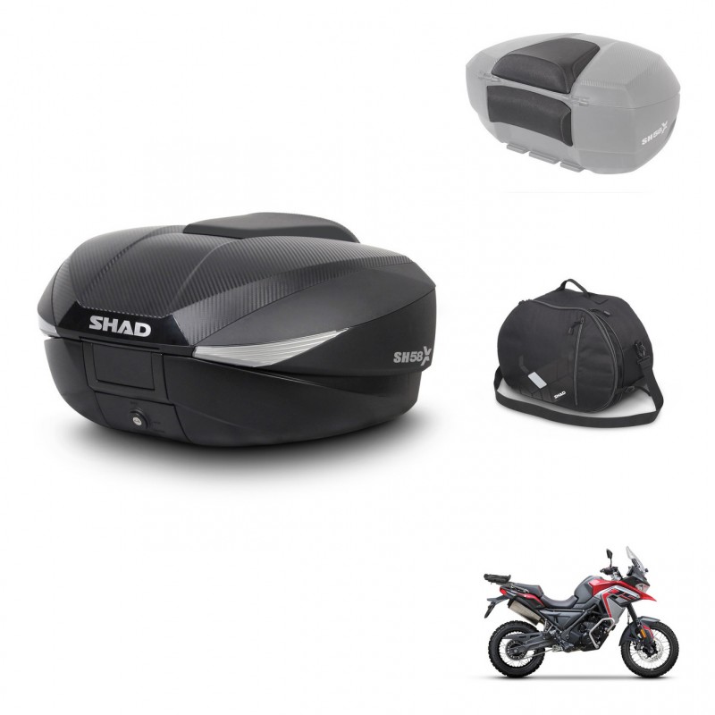SHAD Baul SH58 + soporte montaje accesorios KIT-443597