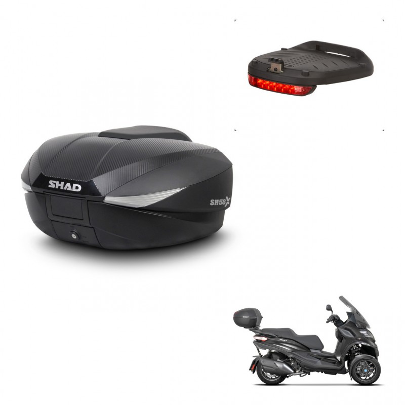 SHAD Baul SH58 + soporte montaje luz de freno KIT-443600