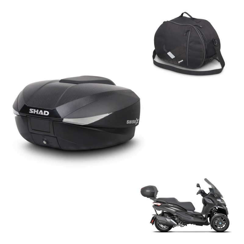 SHAD SH58 trunk + mounting bracket internal bag KIT-443601