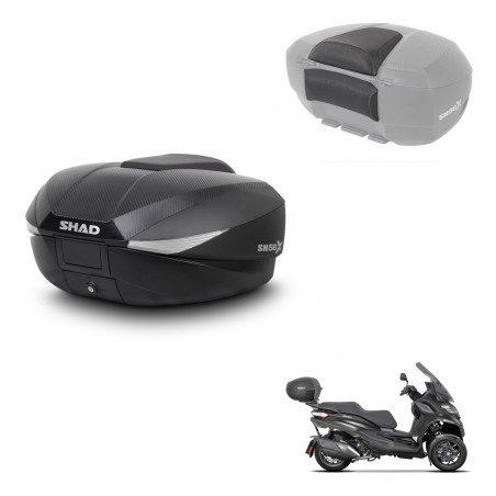 SHAD Trunk SH58 + mounting bracket backrest KIT-443603