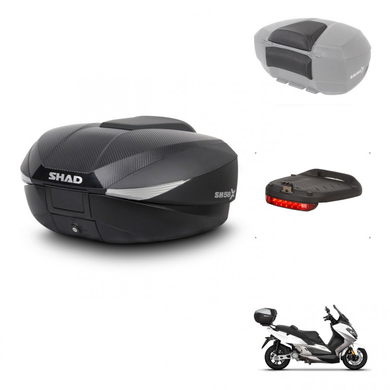 SHAD SH58 trunk + mounting bracket accessories KIT-443620