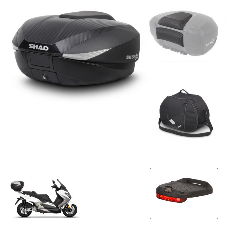 SHAD SH58 trunk + mounting bracket accessories KIT-443622