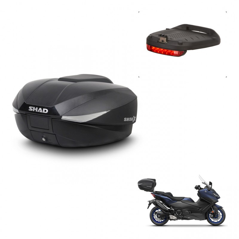 SHAD Baul SH58 + soporte montaje luz de freno KIT-443624