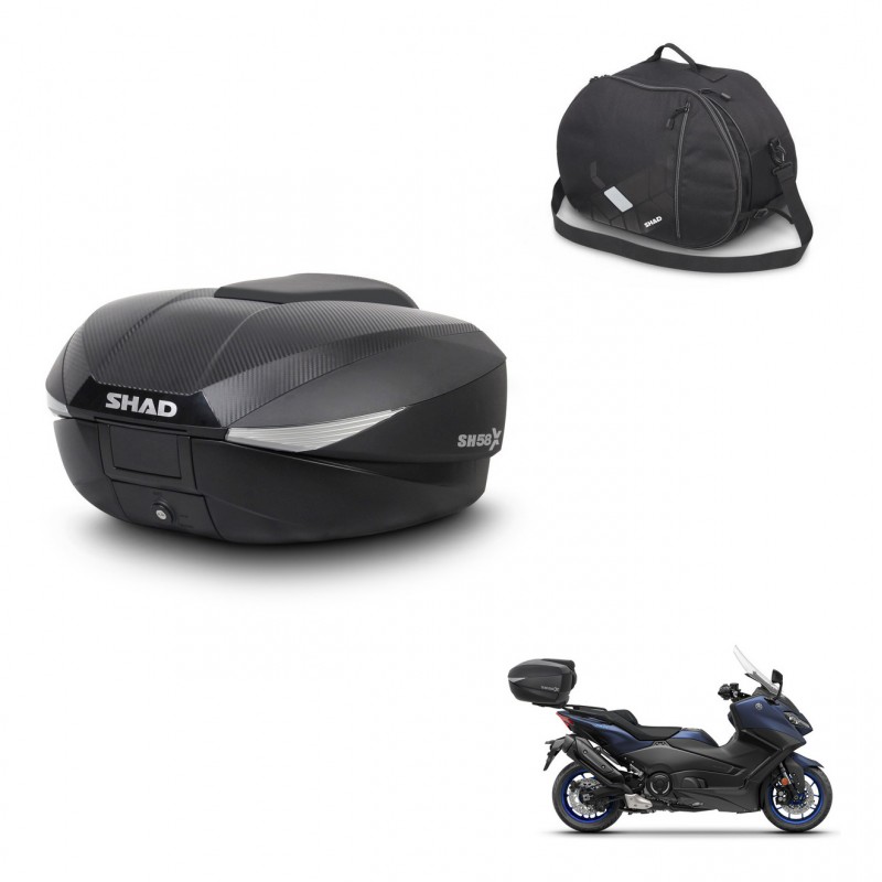 SHAD SH58 trunk + mounting bracket internal bag KIT-443625