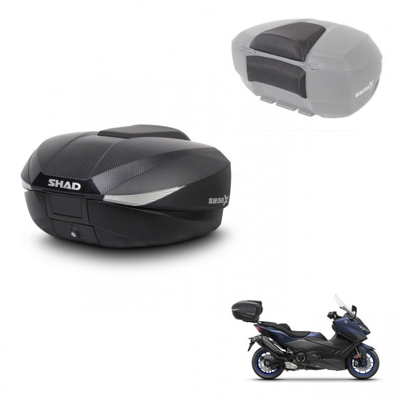 SHAD Baul SH58 + soporte montaje respaldo KIT-443627
