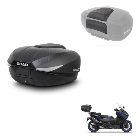 SHAD Trunk SH58 + mounting bracket backrest KIT-443627