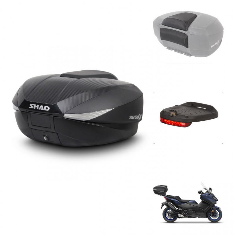 SHAD Baul SH58 + soporte montaje accesorios KIT-443628