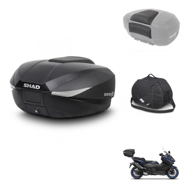 SHAD Baul SH58 + soporte montaje accesorios KIT-443629
