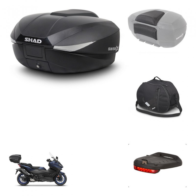 SHAD Baul SH58 + soporte montaje accesorios KIT-443630