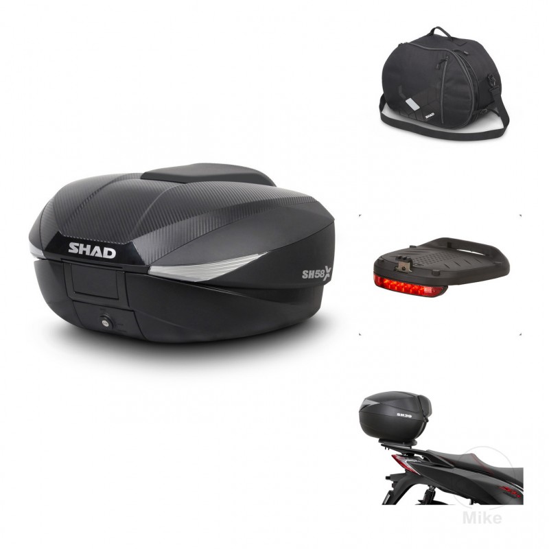 SHAD Baul SH58 + soporte montaje accesorios KIT-443634