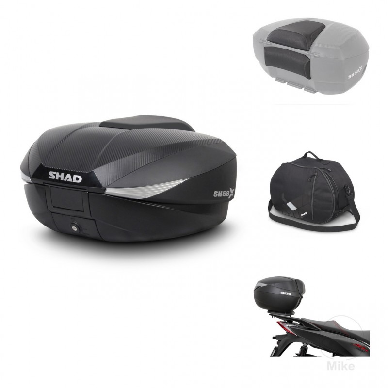 SHAD Baul SH58 + soporte montaje accesorios KIT-443637