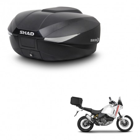 SHAD SH58 trunk + mounting bracket KIT-443639