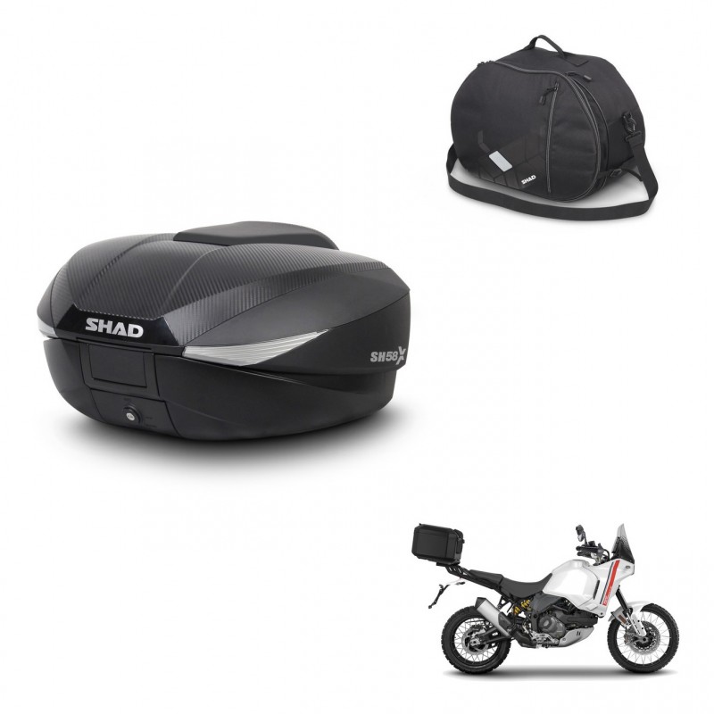 SHAD SH58 trunk + mounting bracket internal bag KIT-443641