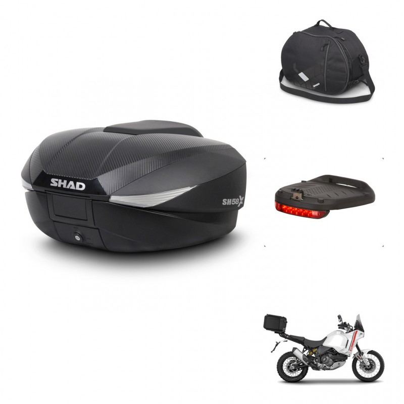 SHAD Baul SH58 + soporte montaje accesorios KIT-443642