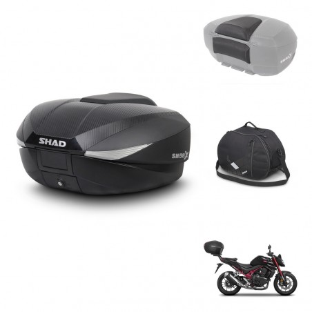 SHAD Baul SH58 + soporte montaje accesorios KIT-443653